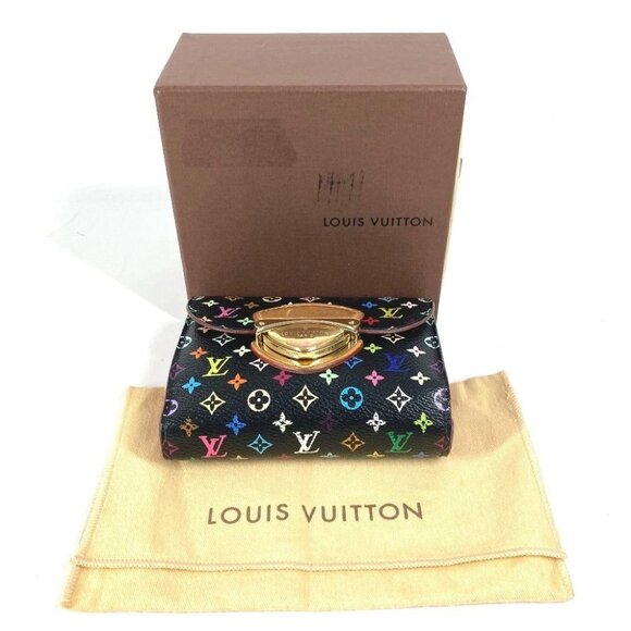 LOUIS VUITTON M60282 MonogramMulticolore PortefeuilleJoy Compact Trifold wallet - Picture 1 of 15
